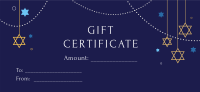 Starry Night Gift Certificate Image Preview