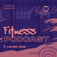 Grunge Fitness Podcast Instagram Post Image Preview