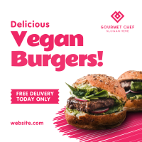 Vegan Burgers Instagram Post Image Preview