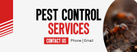 Pest Control Business Services Facebook Cover