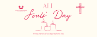 Soul's Day Candle Facebook Cover Image Preview