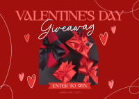 Valentine's Day Giveaway Postcard