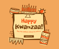 Kwanzaa Doodle Facebook Post