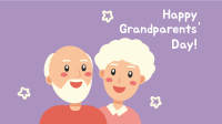 Grandparents Day Illustration Greeting Facebook Event Cover