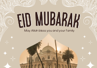 Starry Eid Al Fitr Postcard