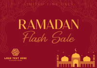 Ramadan Limited  Sale Postcard