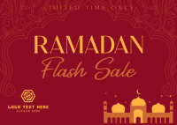 Ramadan Limited  Sale Postcard Design