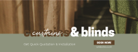 Curtains & Blinds Business Facebook Cover