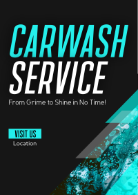 Cleaning Car Wash Service Poster