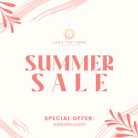 Tropical Summer Sale Instagram Post