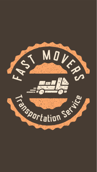 Movers Truck Badge Video