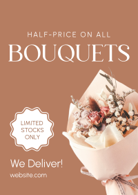 Discounted Bouquets Poster