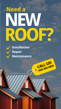 Roofing Service Call Now TikTok Video