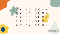 Quirky Coming Soon Facebook Event Cover