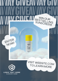 Giveaway Beauty Product Flyer