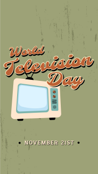 Retro TV Day TikTok Video