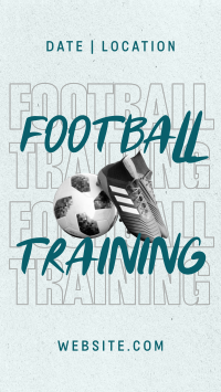 Modern Football Training Facebook Story