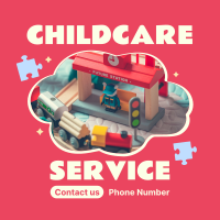 Childcare Daycare Service Instagram Post Image Preview