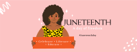 Juneteenth Woman Facebook Cover