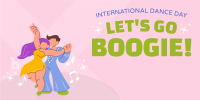 Lets Dance in International Dance Day Twitter Post