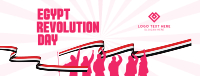 Celebrate Egypt Revolution Day Facebook Cover