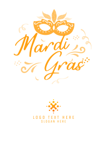 Let's Celebrate Mardi Gras Poster