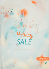 Holiday Sale Orange Poster