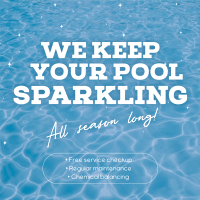 Sparkling Pool Services Instagram Post Image Preview