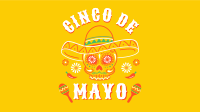 Happy Cinco De Mayo Skull Facebook Event Cover