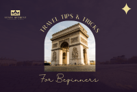 Travel to Paris Pinterest Cover Image Preview