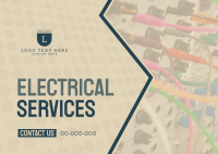 Electrical Service Provider Postcard Design