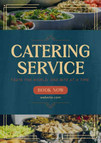 Sophisticated Catering Service Poster