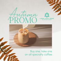 Autumn Coffee Promo Linkedin Post