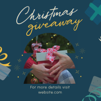 Christmas Giveaway Linkedin Post Design