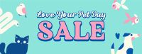 Love Your Pet Day Sale Facebook Cover Image Preview