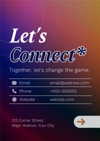 Modern Connect With Us Flyer