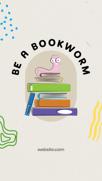 Be a Bookworm Facebook Story