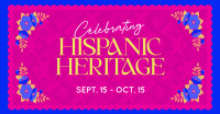 Floral Hispanic Heritage Facebook Ad