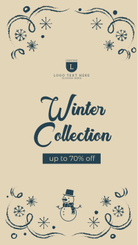 Winter Frame Offer Instagram Story Design