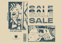 Don't Miss The Sale Postcard