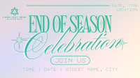 Minimalist Nostalgia Season Closing Facebook Event Cover