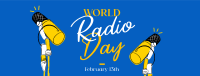 Radio Day Mic Facebook Cover