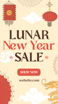 Lunar New Year Sale Instagram Story