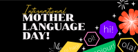 Quirky International Mother Language Day Facebook Cover Image Preview