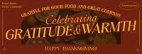 Modern Nostalgia Thanksgiving Facebook Cover Design