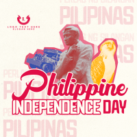 Retro Philippine Independence Day Instagram Post