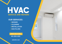 HVAC Services Postcard Image Preview