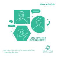 Stay Connected Instagram Post Image Preview