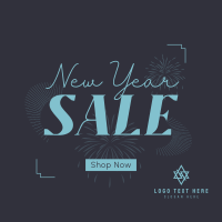 Fancy NY Sale Instagram Post Design