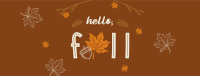 Hello Fall Greeting Facebook Cover